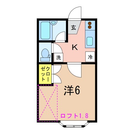 ハイツインプレスの物件間取画像